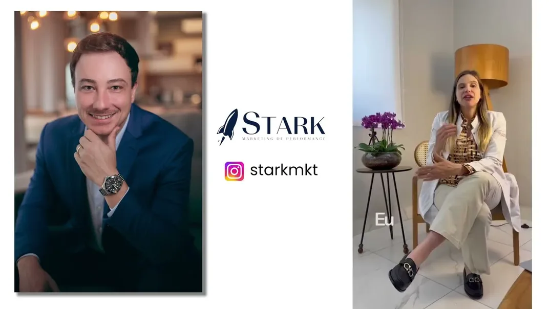 Capa do vídeo de apresentação da Stark Marketing